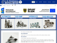 Tablet Screenshot of metalimpex.com.pl